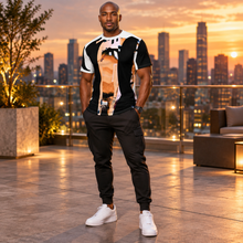 Load image into Gallery viewer, Abstract Desert Sunset Cut & Sew Tee