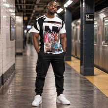 Load image into Gallery viewer, Abstract Glam Rock Graphic T-Shirt

