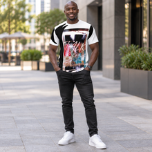 Load image into Gallery viewer, Abstract Glam Rock Graphic T-Shirt
